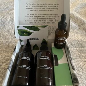 Collective Laboratories Hair Serum, Shampoo and Conditioner